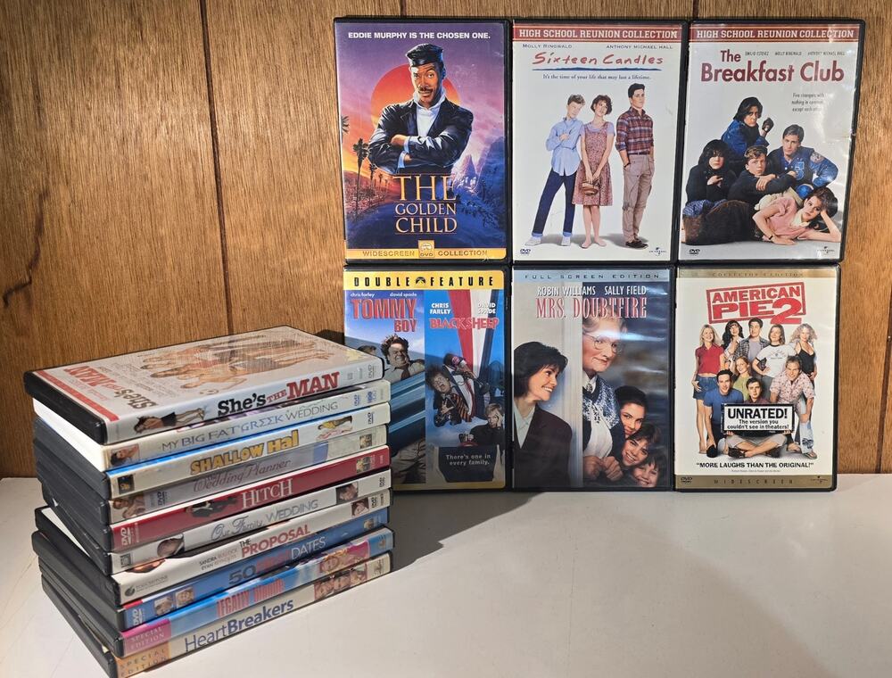 DVD Movie Lot 16 Comedy Romance The Proposal Hitch Legally Blonde American Pie 2